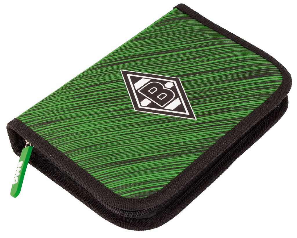 Borussia Mönchengladbach Kinder Schuletui Fussball Grün/Schwarz