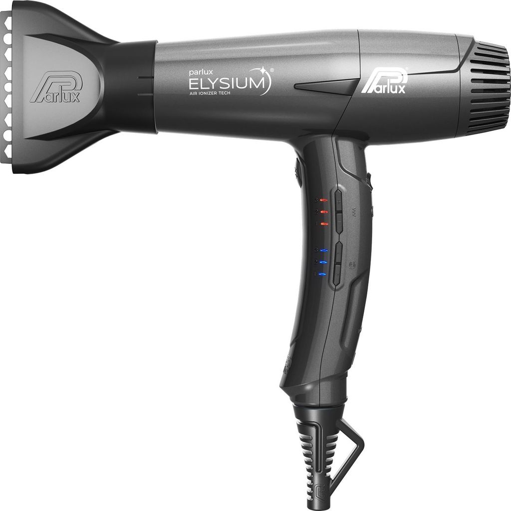 Parlux Elysium + Magic Compact Titangrau - Haartrockner mit Diffusor