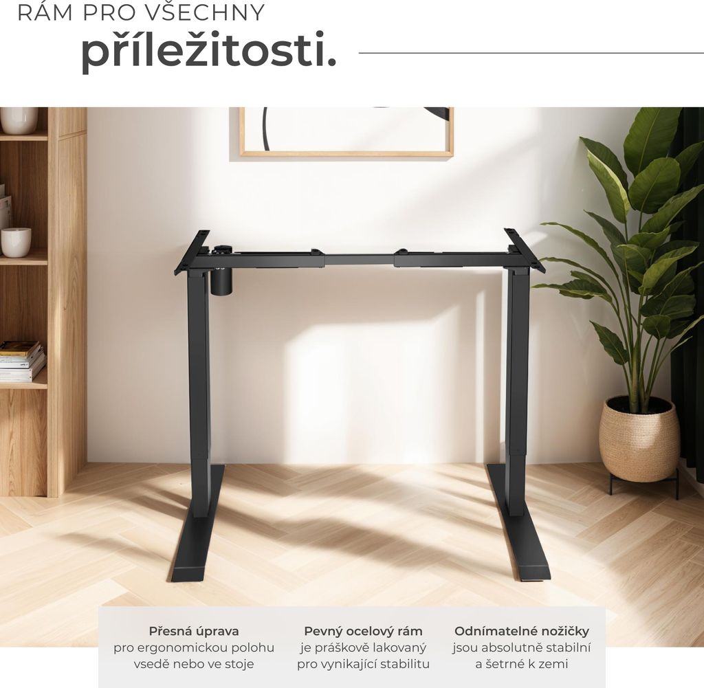 Tischgestell Piotr 85 - 129 x 65 x 71 - 121 cm Obrázek produktu 8