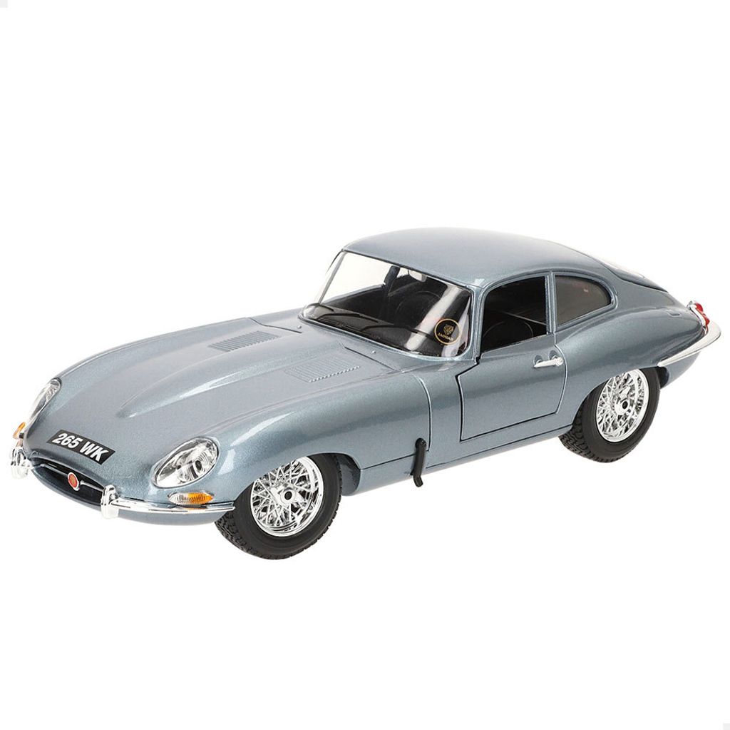 Jaguar E Coupé 1961 Silberblau 1:18 BBURAGO Produktbild 