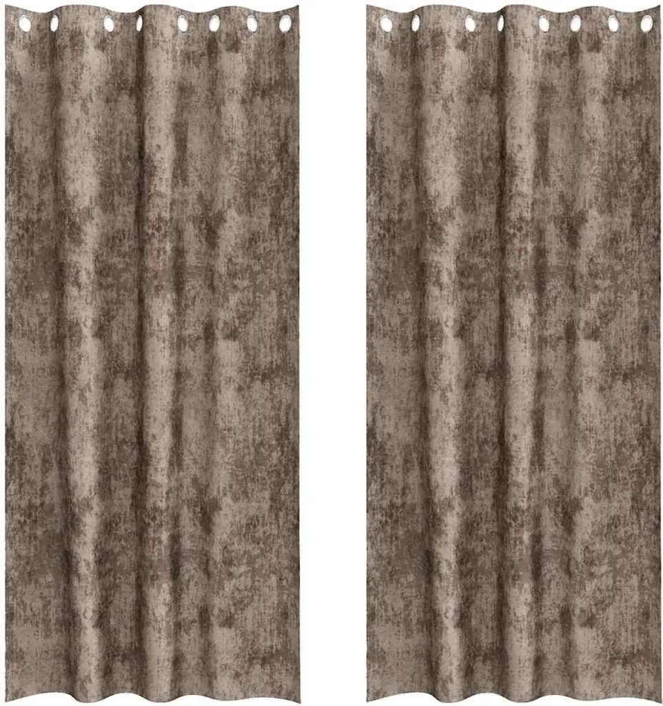 Offerta Tende Velluto vidaXL Cappuccino 245x140 | Qualità e Risparmio