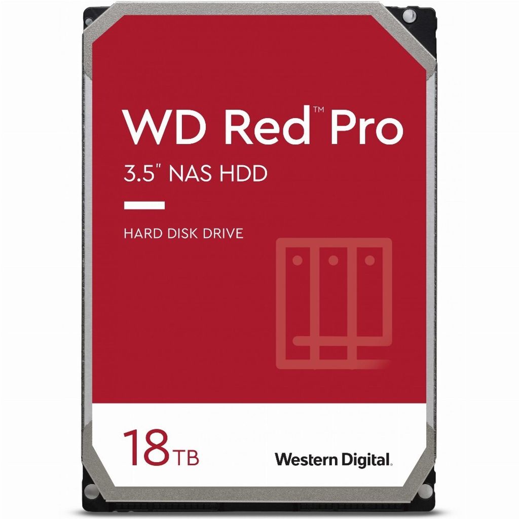 Western Digital Red Pro , 18 TB, 7200 ot/min, 512 MB, 3.5", Obrázek produktu 