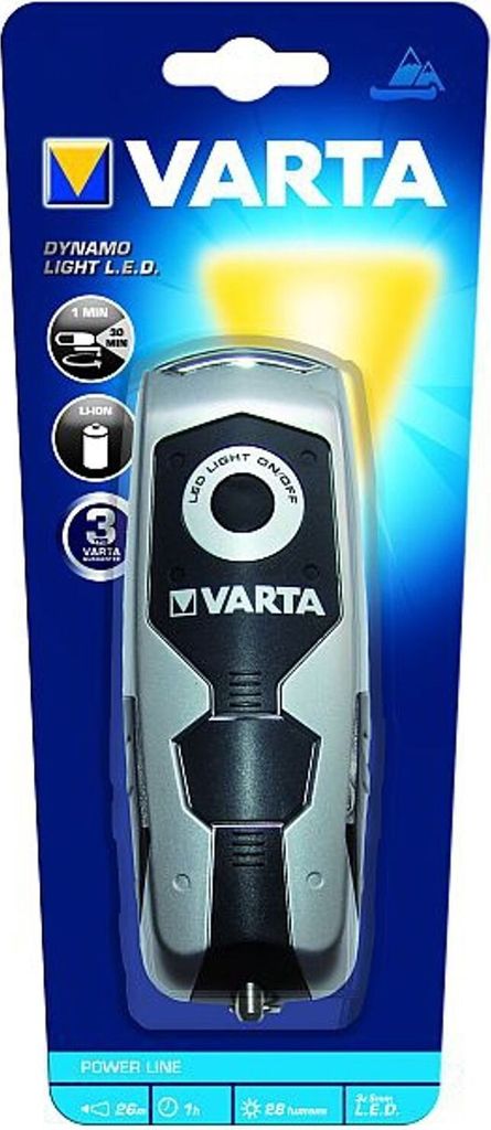 Svietidlo VARTA "Dynamo light LED" odolné voči striekajúcej Obrázok produktu 2