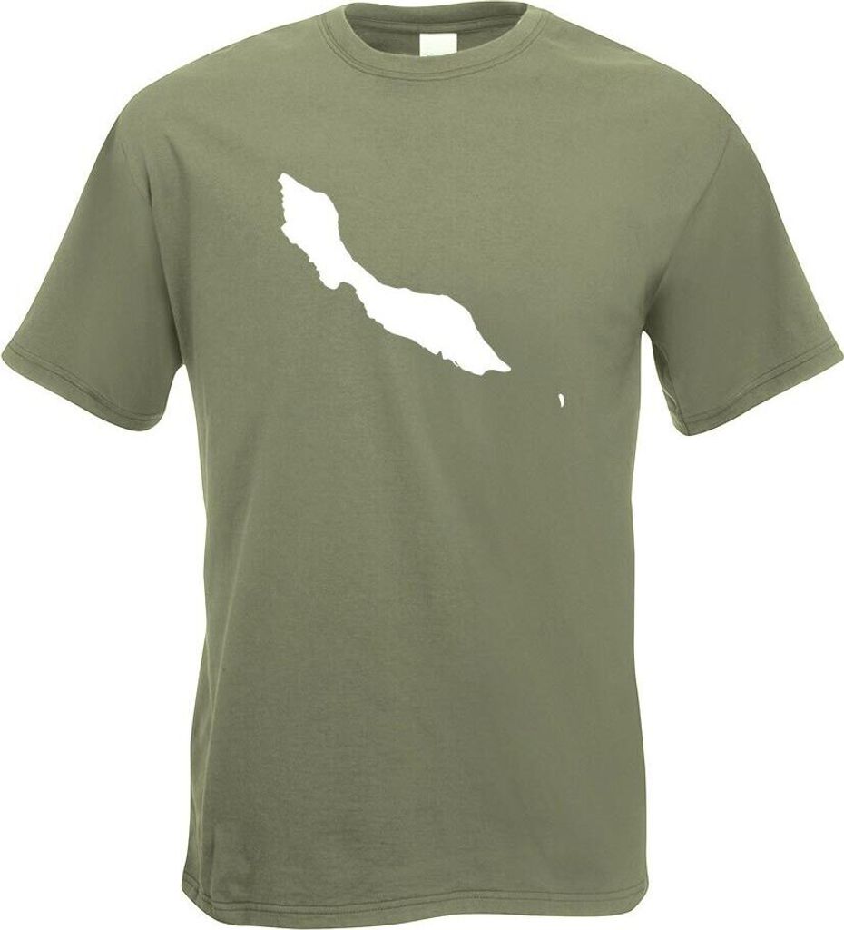 Kiwistar - T-Shirt - Olive - Niederlande - Curacao Herren Funshirt Bedruckt Design Sprüche Spruch Motive - mit Motiv Bedruckt - Funshirt Design - ...
