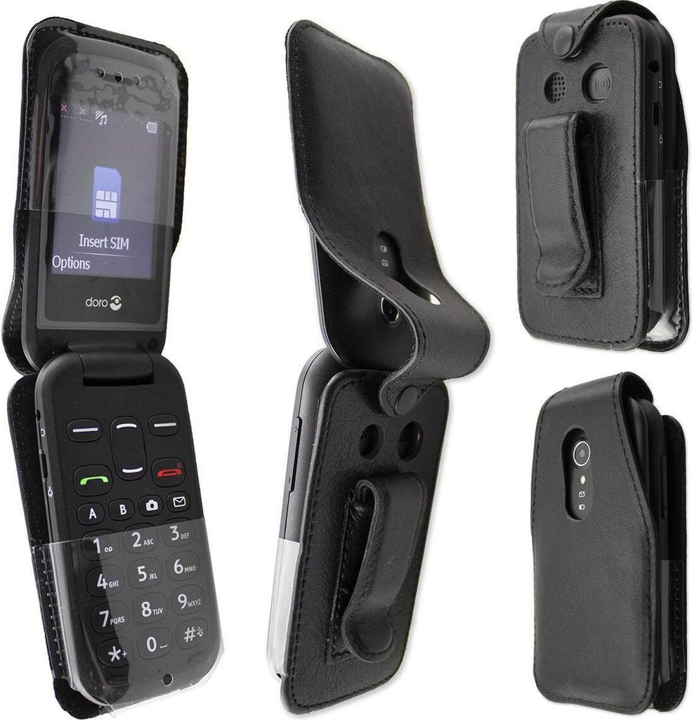 Etui en cuir avec clip ceinture pour Doro 2404 Image du produit 