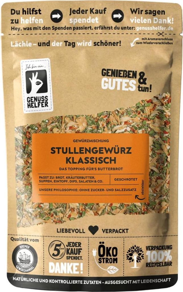 Stullengewürz Klassisch, geschrotet, Stullenwürzer für mehr Produktbild 