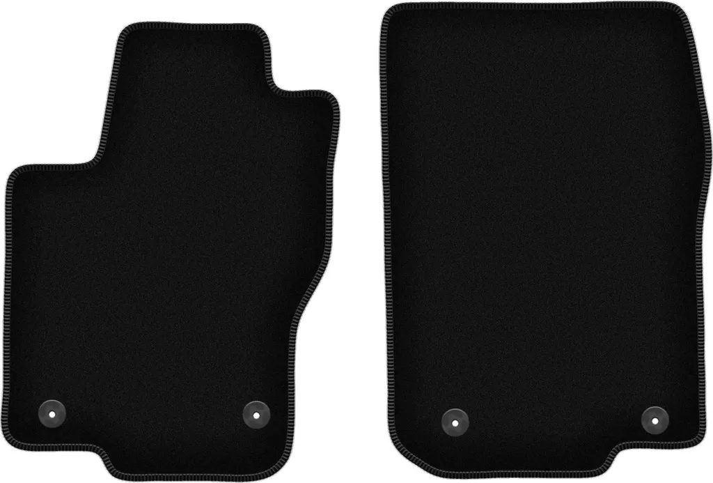 Tappetini Mercedes GLS 2015- Velluto Nero Wielganizator Set 2 Pezzi