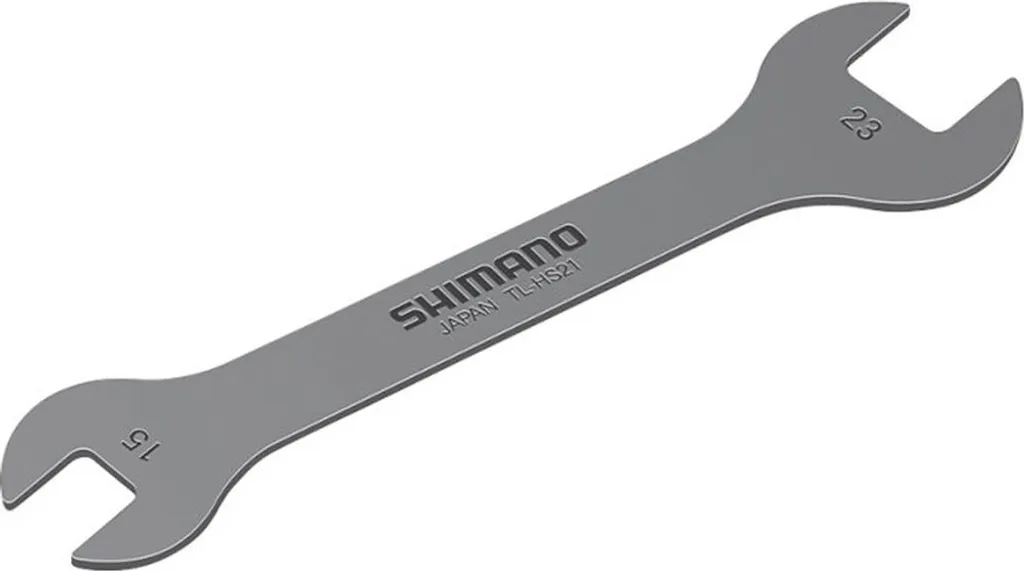 Clé à cône de moyeu Shimano TLHS22 double 17mm et 24mm noire