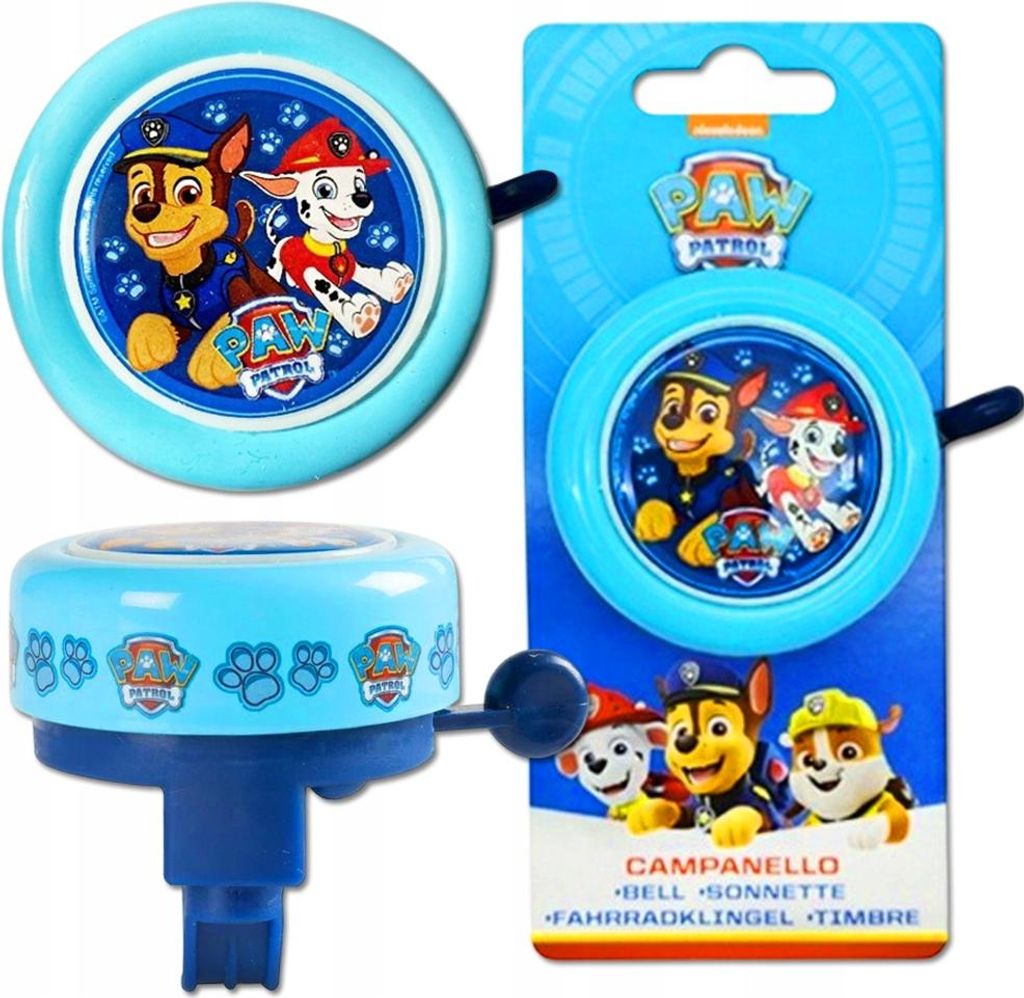Dzwonek rowerowy Psi Patrol metalowy niebieski Obrázok produktu 