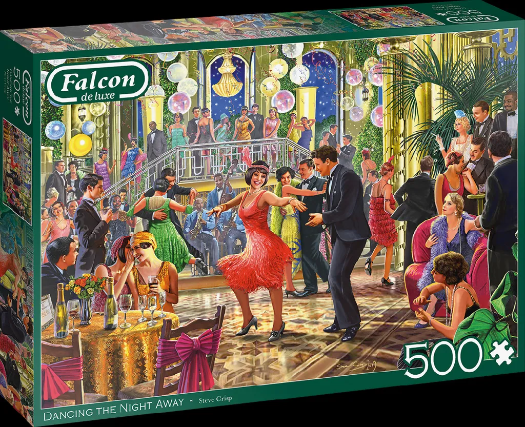 Puzzle 500 pièces Dancing the Night Away - Pièces solides sans reflets - 7