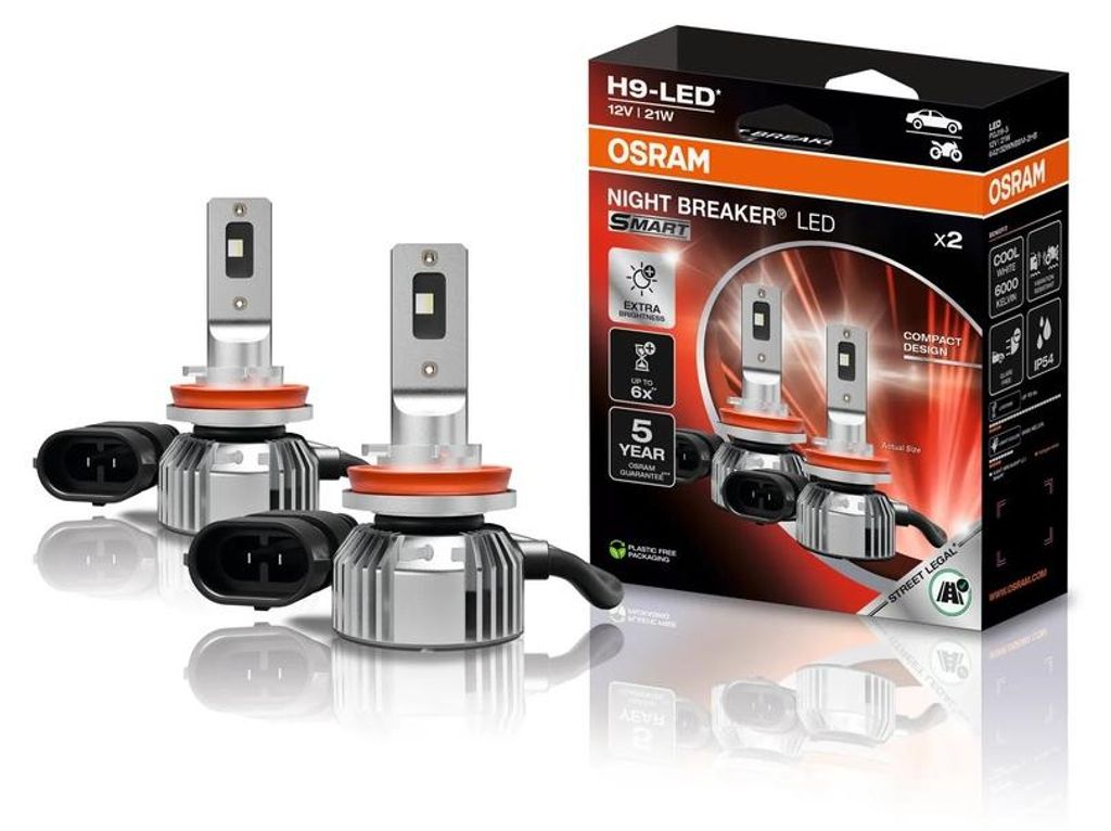 Osram NightBreaker H9 LED Smart 2er Set Produktbild 