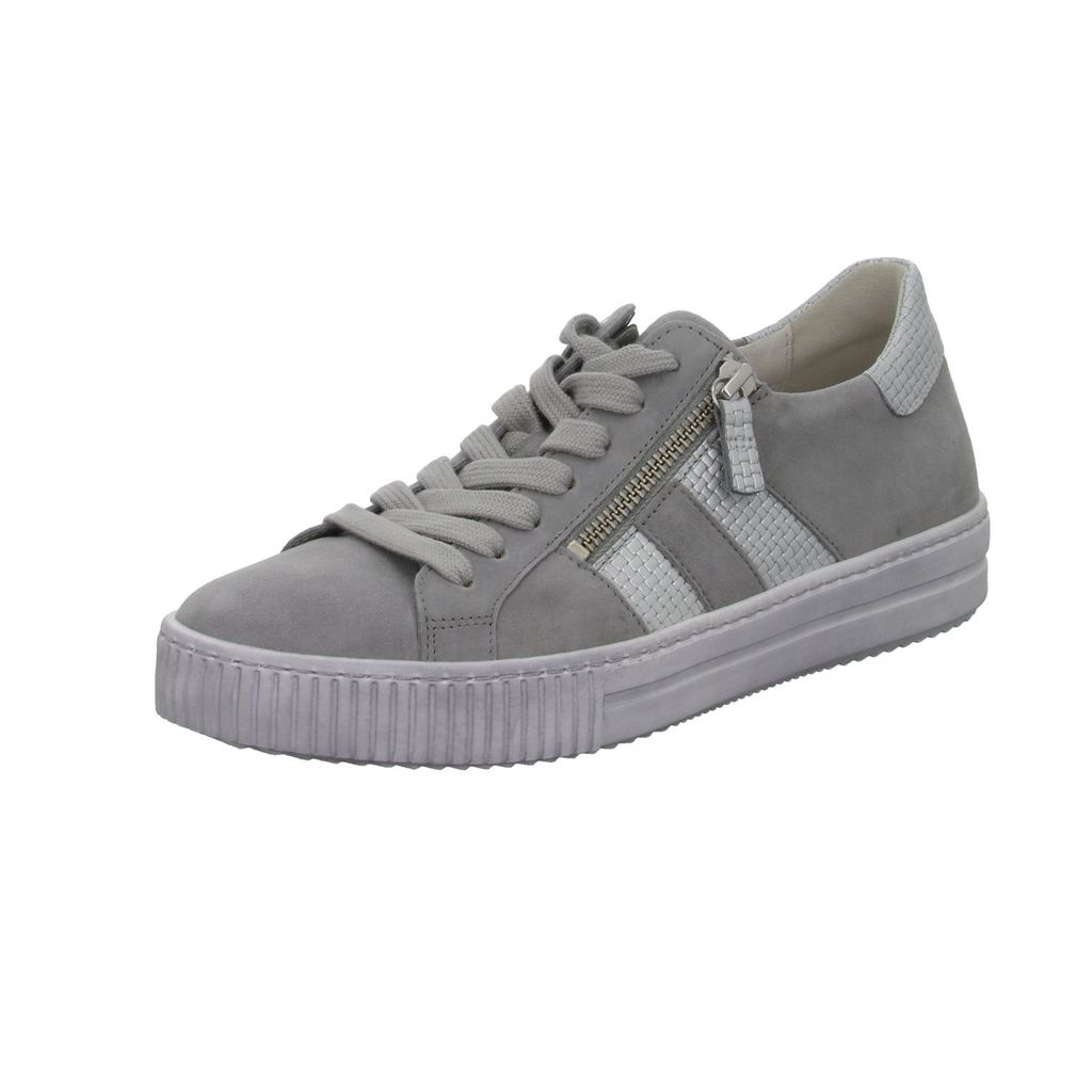 Gabor Shoes Sneaker Grau Nubukleder Größe: 38.5 Normal