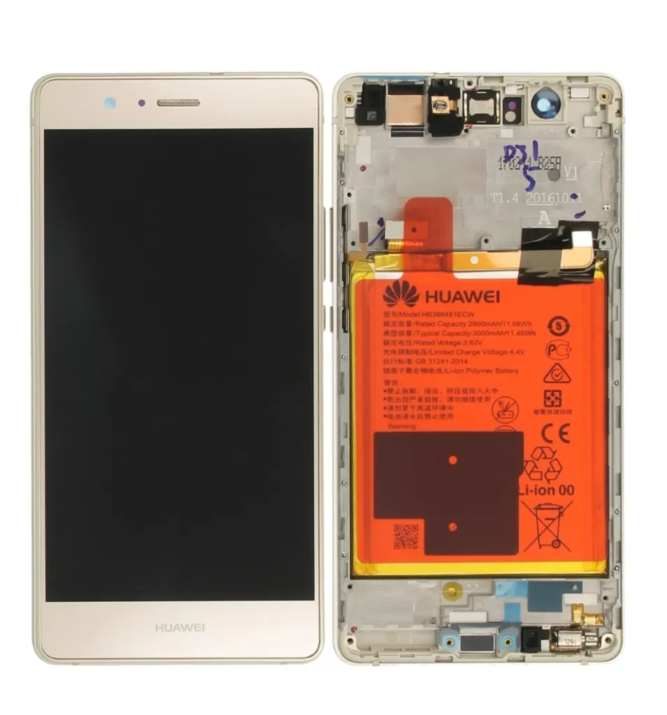 Écran Huawei P9 Lite Or Haute Définition LCD 02350TMS Ultra Réactif