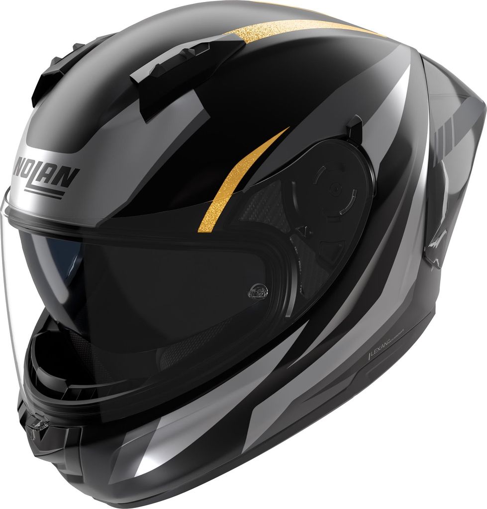 Nolan N60-6 Sport Lesmo Helm, schwarz/grau, S (56)