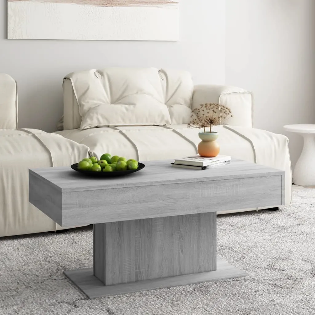 Tavolino Salotto Grigio Sonoma 96x50x45 cm | Design Moderno Living