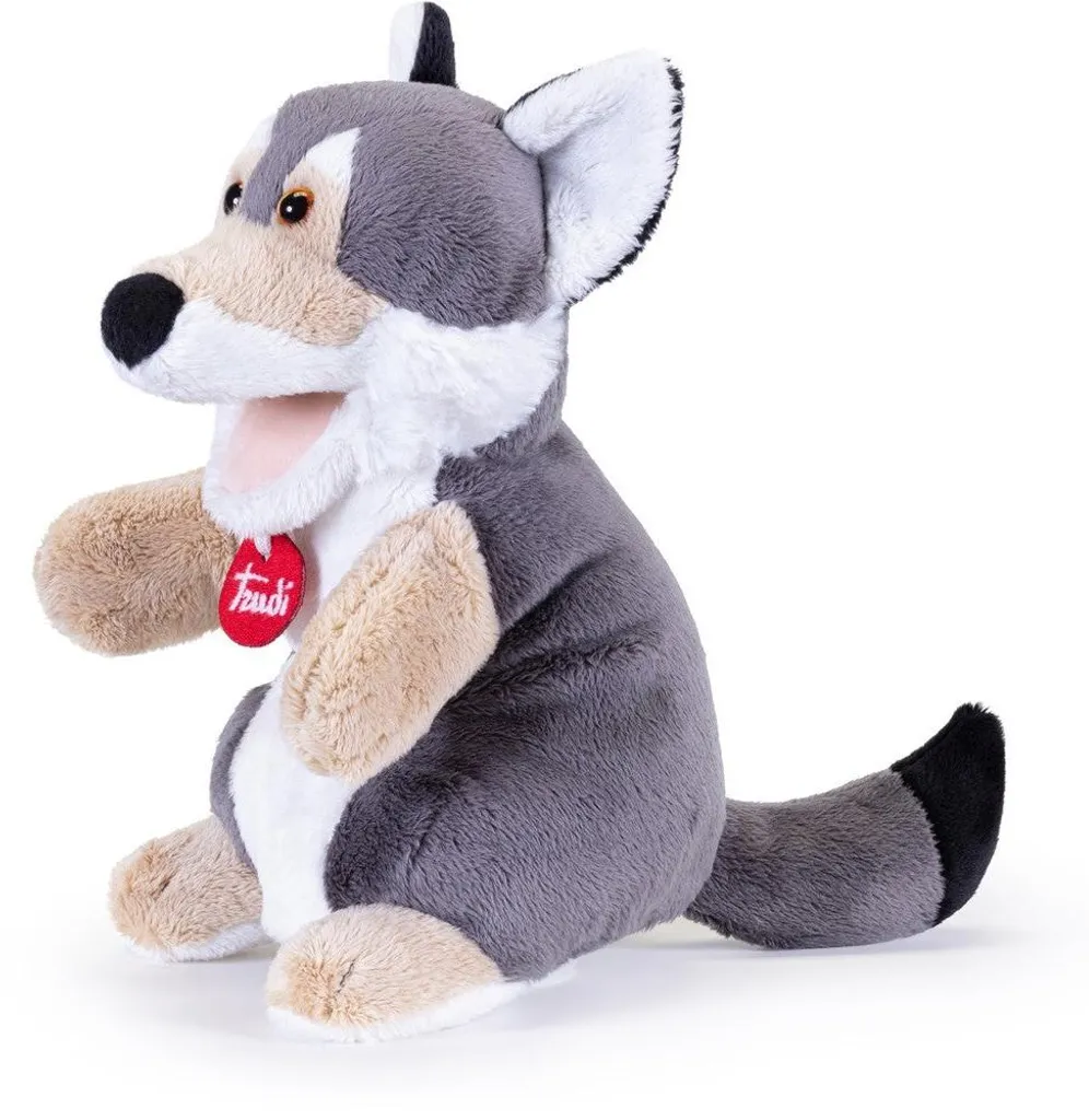 Marionnette à main loup pour théâtre enfant jouet d'éveil pédagogique