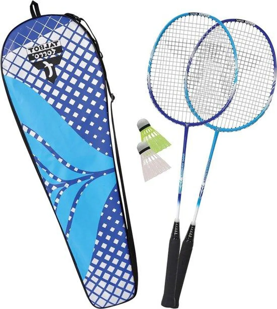 Matériel de badminton pour compétition avec raquettes graphite et étui