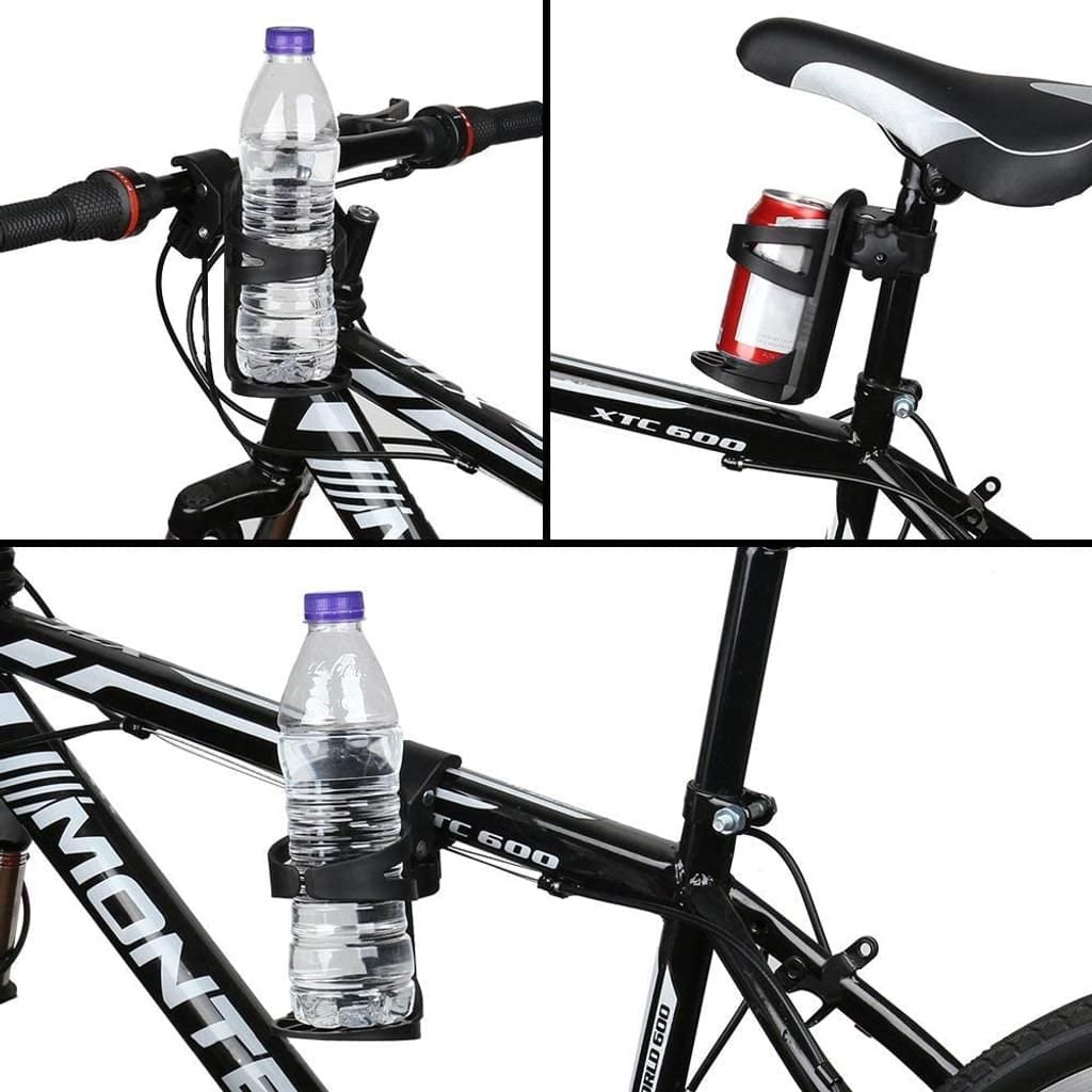Kinderwagen und Motorradzubehör Fahrradflaschenhalter 360-Grad-Rotation Fahrradflaschenkäfige für Wanderer Fahrräder CHENSTAR Getränkehalter Rollatoren Rollstühle 