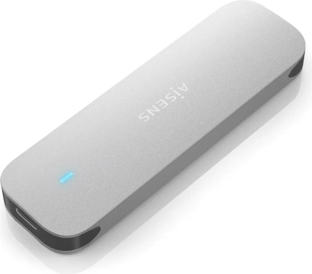 Aisens ASM2-025SL Box SSD M.2 NVMe USB 3.2 Gen2 - Case Esterno Silver