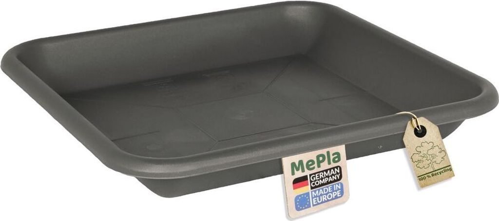 MePla - Untersetzer Quadrat 49x49 anthrazit
