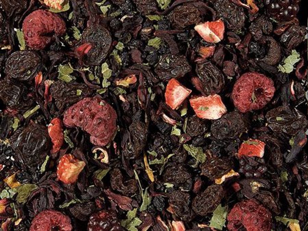 1 kg Früchteteemischung Gaumenfreude Waldbeer-Note aromatisiert