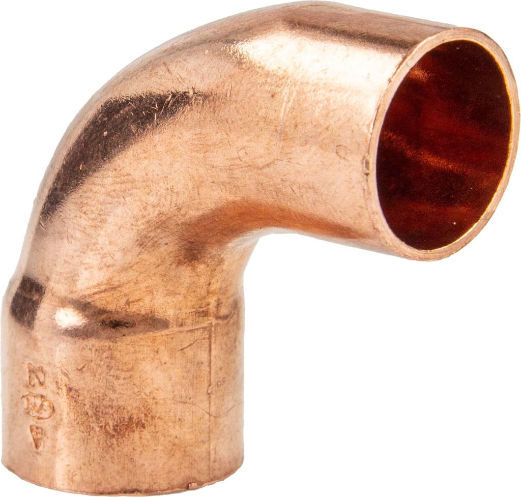 Raccord à braser en cuivre coude 90° I/A - Type 5001a, DVGW Image du produit 
