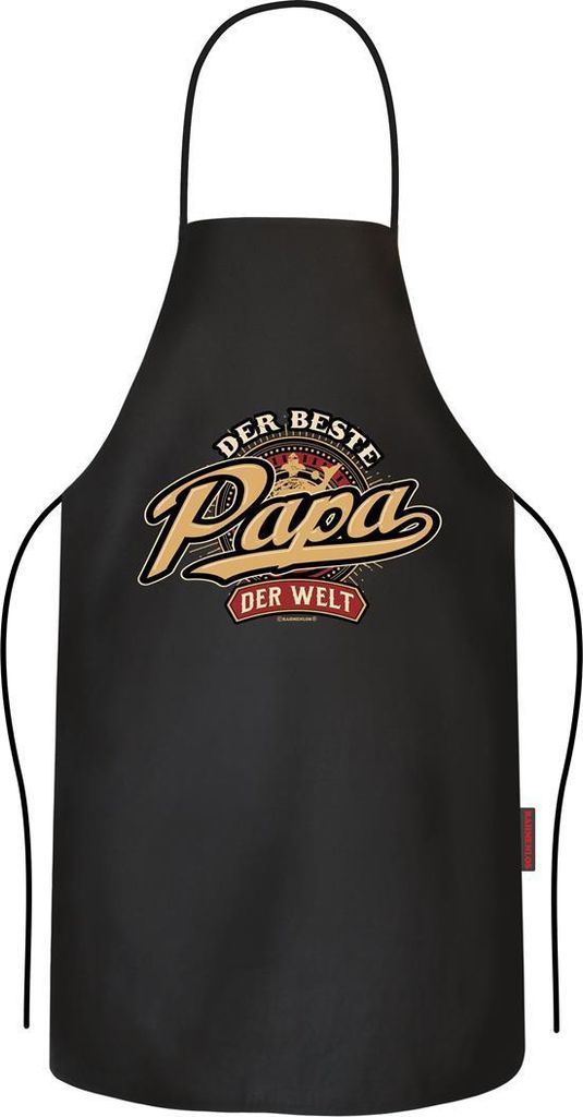 Grillschürze, Kochschürze, Küchenschürze, Bester Papa, Rahmenlos 2905