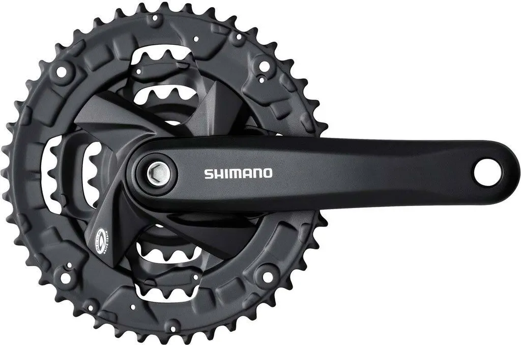 Pédalier Triple Plateau Shimano 9 Vitesses FC-M371 Manivelles 175mm