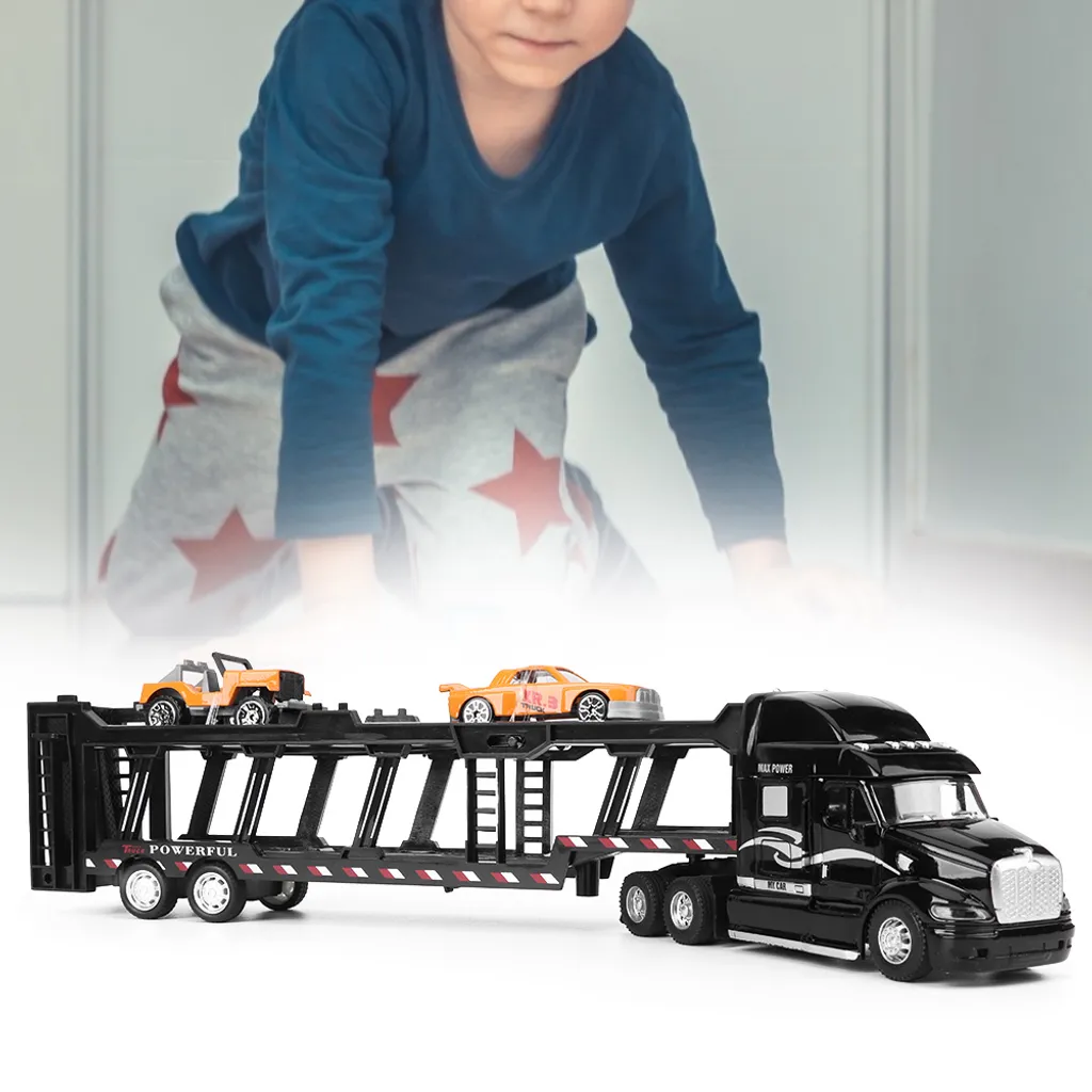 Camioncino in Lega con Motore a Ritorno - Regalo Creativo per Bambini - 4