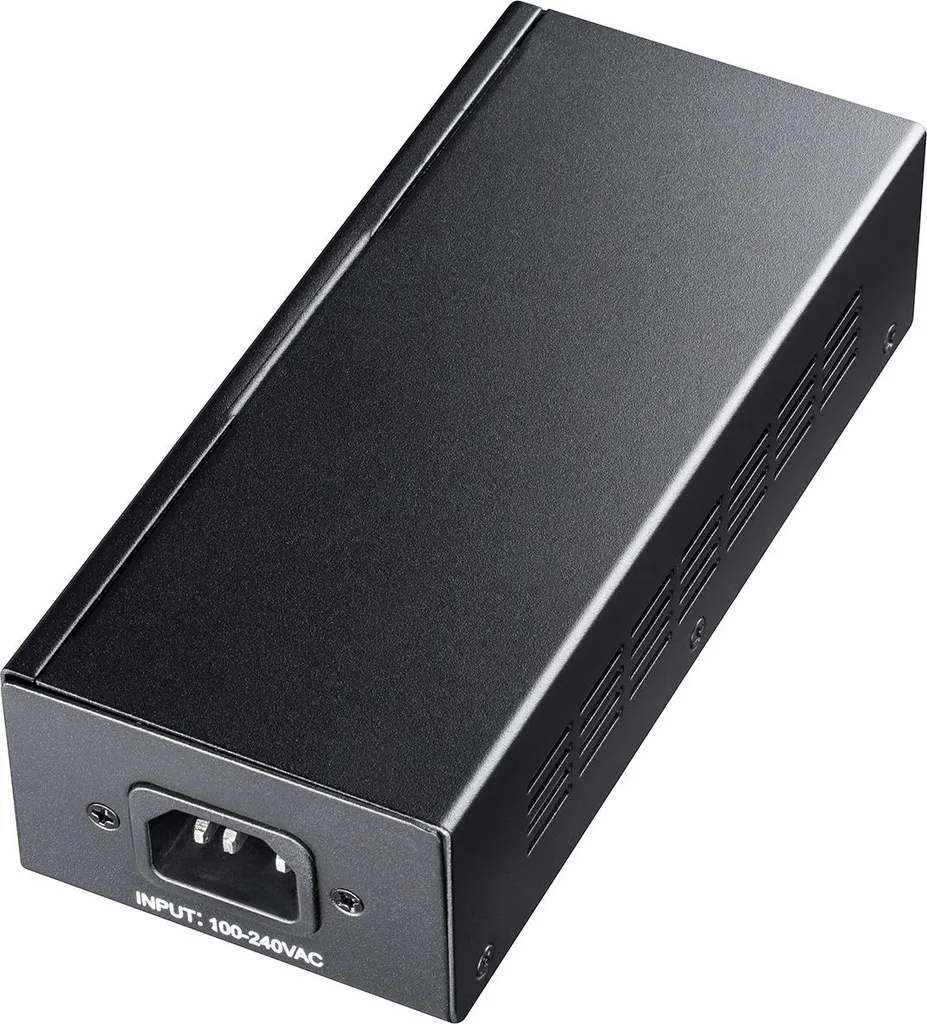 Injecteur PoE 60W Gigabit pour Alimenter Caméra IP et Téléphone VoIP RJ45