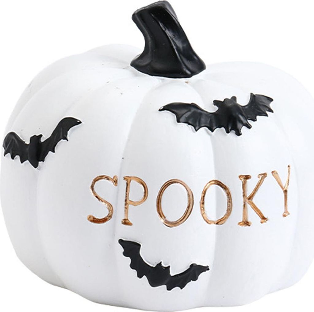 Halloween Ornament Brief Drucken Kürbis Form Festliche Skulptur Home Parteien Halloween Thanksgiving Decor