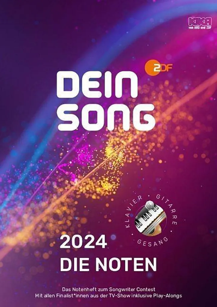 Livre de partitions Dein Song 2024 pour piano et chant - Edition 2024