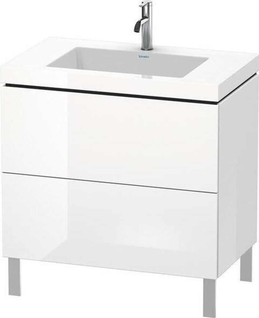 Waschtischunterbau L-CUBE m WT Vero Air 698x800x480mm o HL Produktbild 
