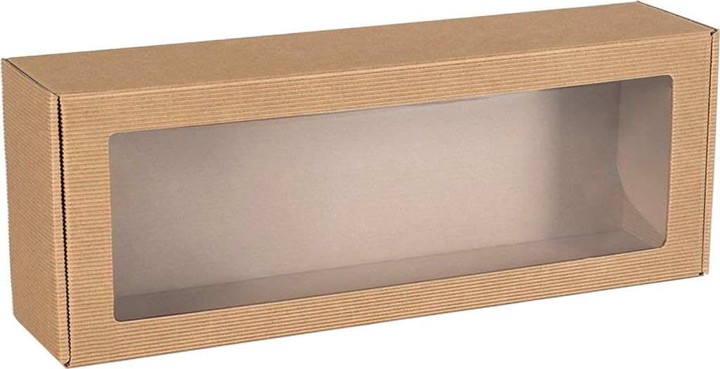 Obdélníková krabice s okénkem, dárková krabice 40x15x10 cm Obrázek produktu 2