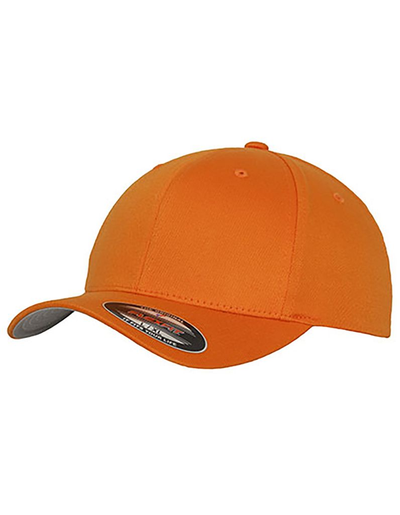 Flexfit WOOLY COMBED Stretchable Cap - orange - Youth