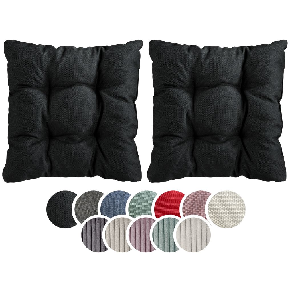 sleepling - Set de 2 coussins de chaise, coussin d'assise, Image du produit 