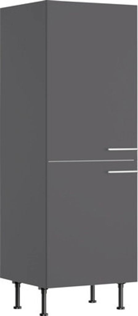 Optifit Kühlumbauschrank für 88er Einbaukühlschrank Ingvar420 BxTxH 60 x 58,4 x 176,6 cm anthrazit matt zerlegt Anschlag