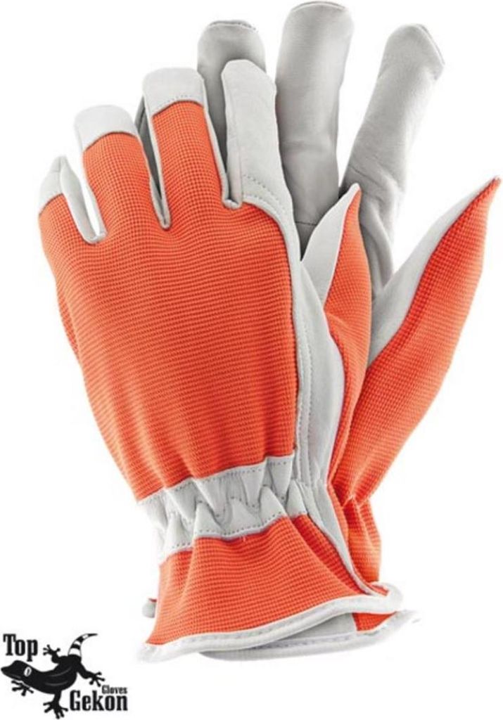 Arbeitshandschuhe aus Ziegenleder Gr.10 orange