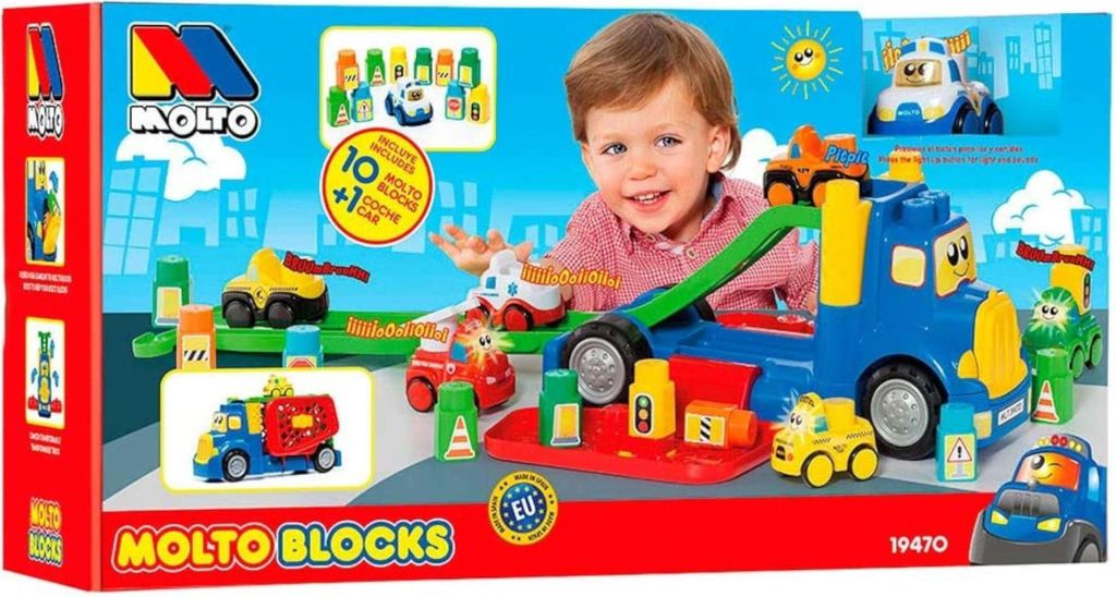 Bouwvoertuig Moltó (82 cm) (10 blokken) Productafbeelding 