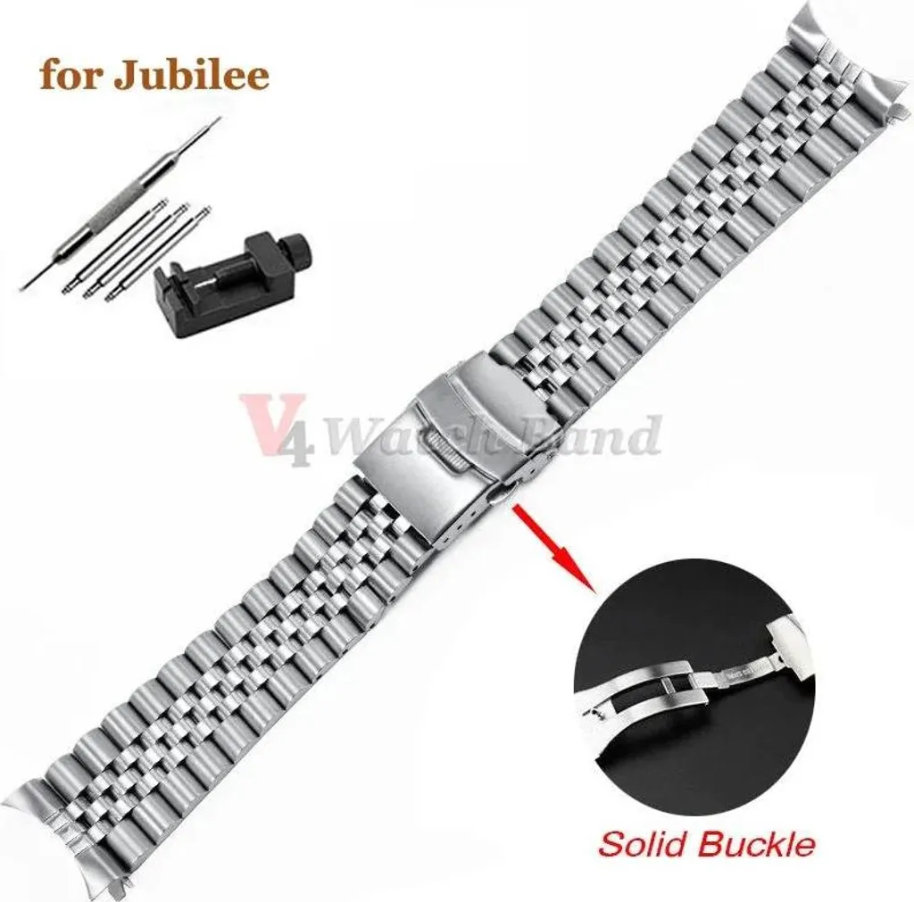 Migliora il tuo Orologio: Cinturino Jubilee 20mm Acciaio Inox Pieno