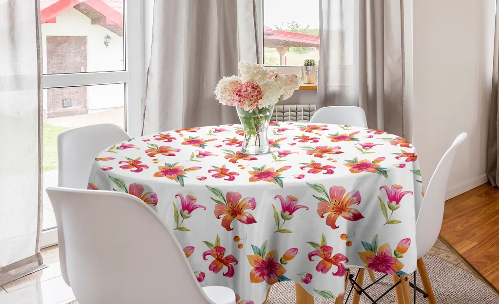 ABAKUHAUS Vintage Floral Tovaglia, Flora Grunge Tema