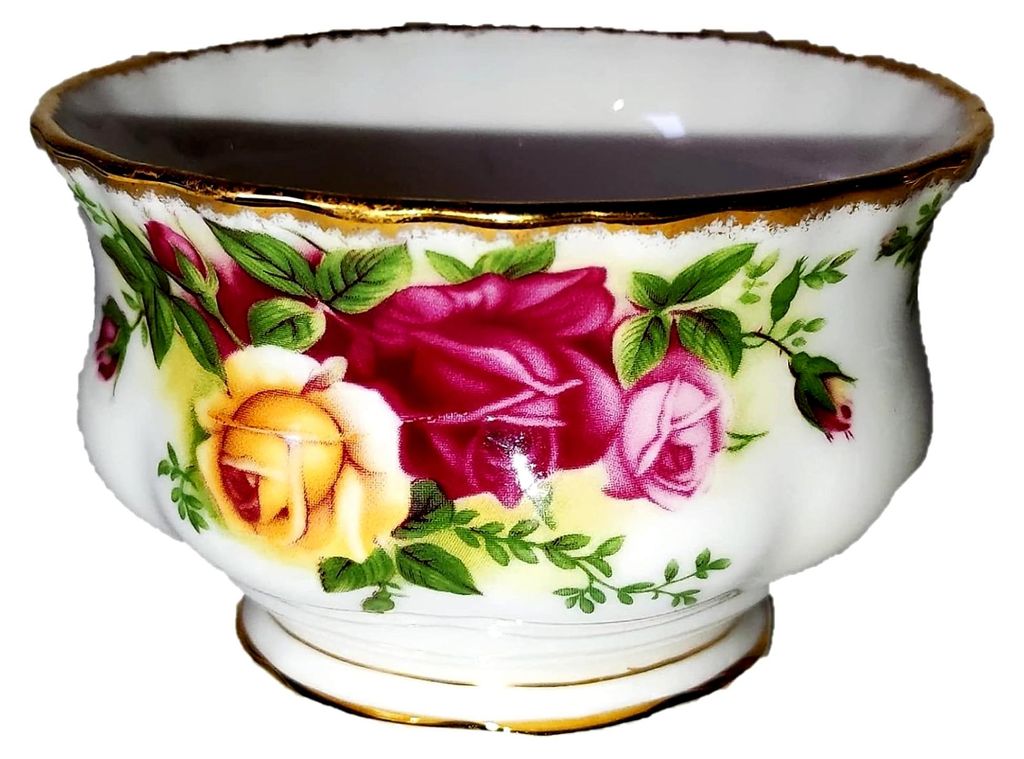Royal Albert - Old Country Roses - Zuckerdose - Bone China - Weiß - Klassisch - Round - 4000 ml - Porzellan - geformt