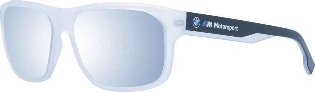 BMW Motorsport BS0019 26C Occhiali Uomo Rettangolari Bianchi