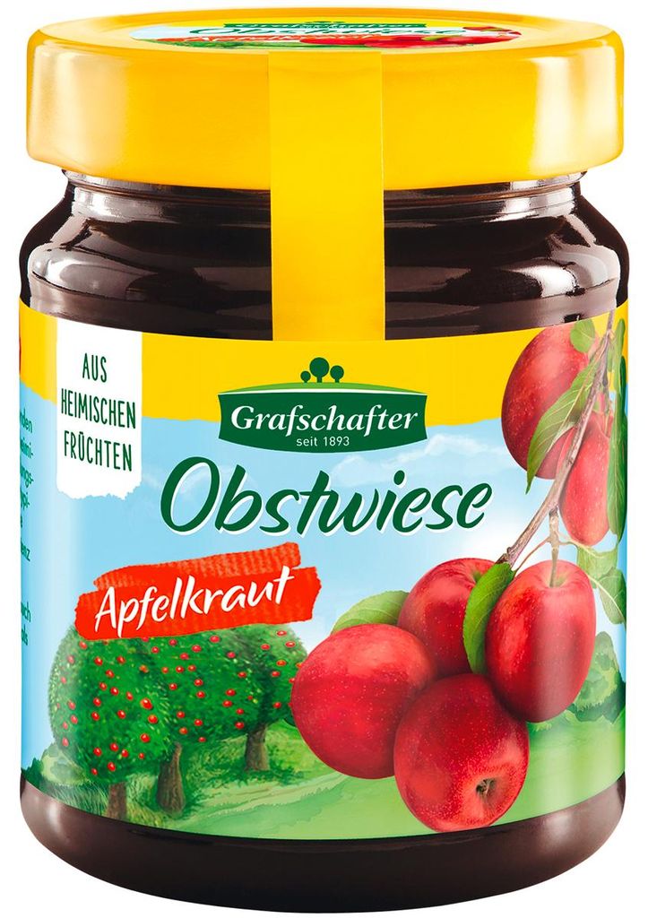 Grafschafter Obstwiese Crema spalmabile alla mela 320g Immagine del prodotto 