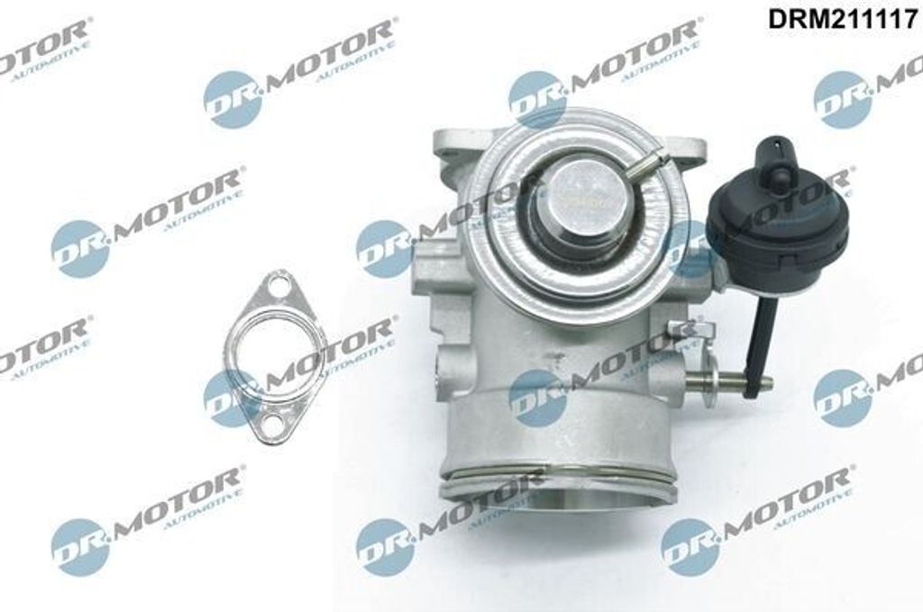 DR.MOTOR AUTOMOTIVE DRM211117 AGR-Ventil mit Dichtung für VW Transporter V Bus (7HB, 7HJ, 7EB, 7EJ, 7EF, 7EG, 7HF, 7EC) Abgasrückführungsventil