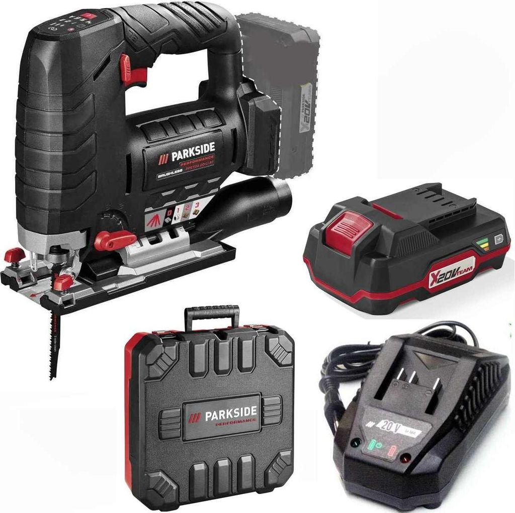 PARKSIDE PERFORMANCE 20 V Akku-Stichsäge PPSTDA 20-Li mit Produktbild 