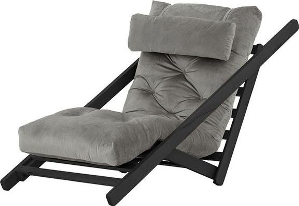 Sessel Nappa mit verstellbarer Rückenlehne-Velluto 17-black