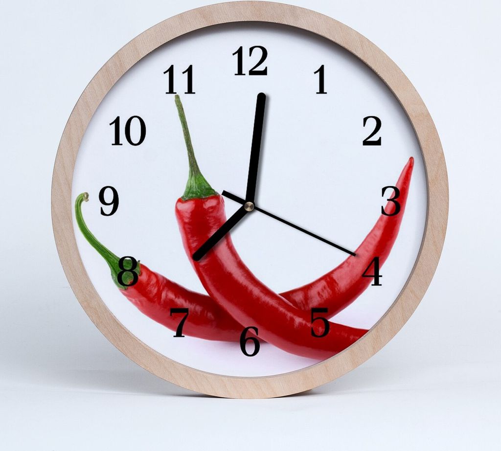 Holzuhr 20fi cm wanduhr - Chilli Küche