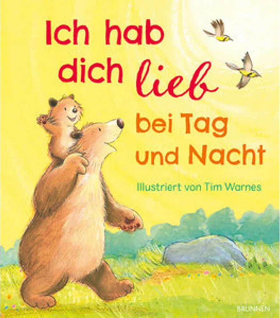 Livre pour rassurer l'enfant : Ich hab dich lieb bei Tag und Nacht carton