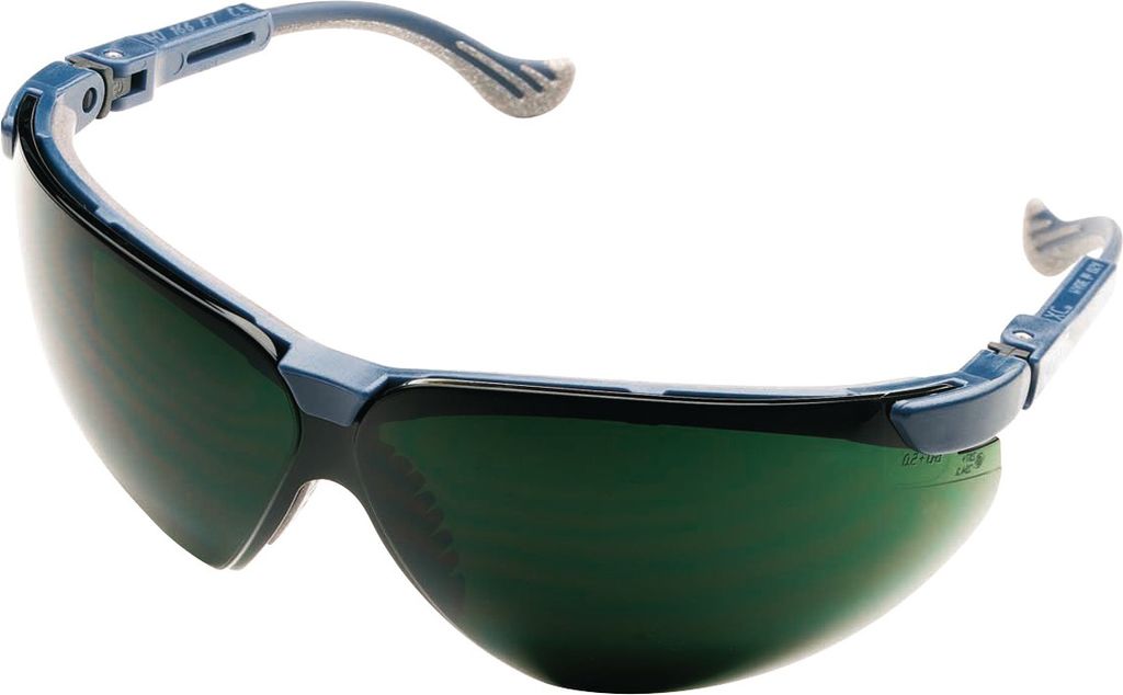 Schweißerbrille XC Rahmen blau Fogban-Scheibe IR5 EN166 EN169